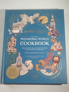 Wizarding World Cookbook Hard Cover Spellbinding Meals From NY To Hogwarts